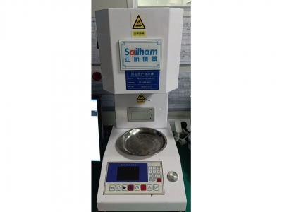 Melt flow velocity tester